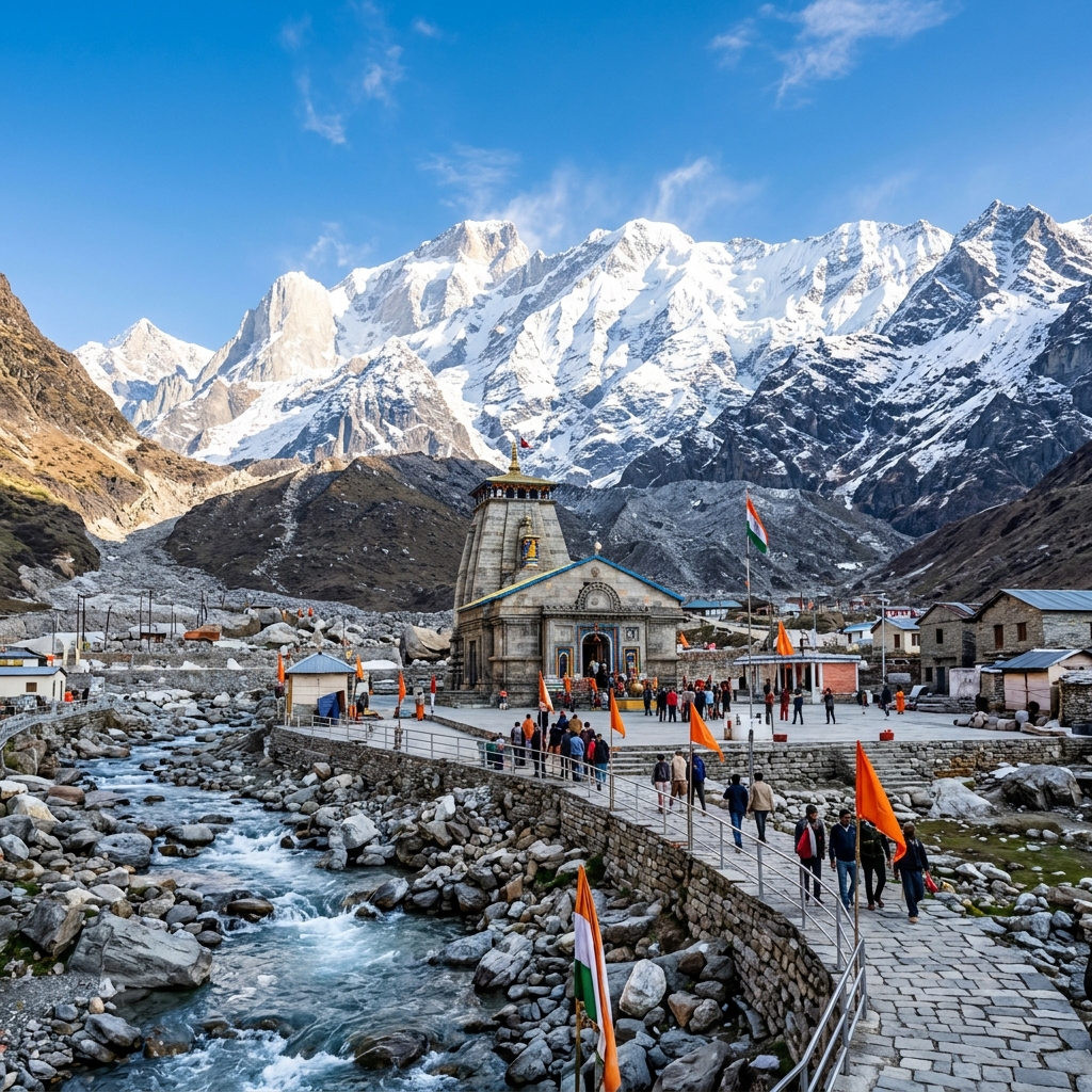Kedarnath Temple Peak